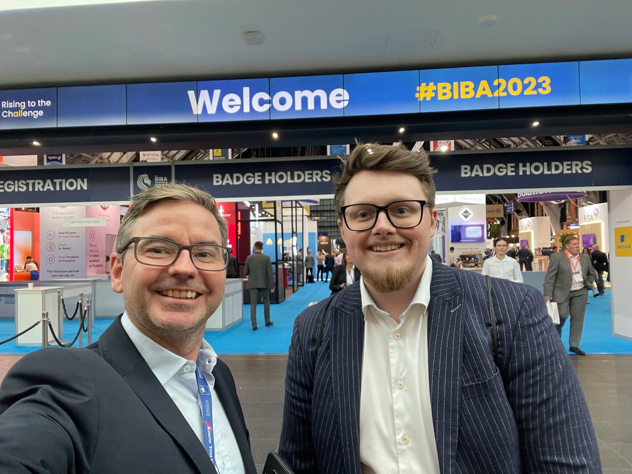 Neil and George at BIBA
